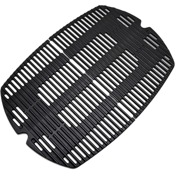 Grătar din fontă 7646, compatibil Weber Q3200/Q3100/Q3000, set de 2 bucăți