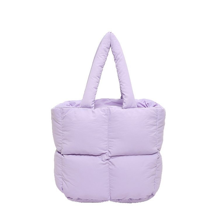 Ženska bucket torba s romboidnim prešivanjem, korejskog stila, za ramenu ili crossbody