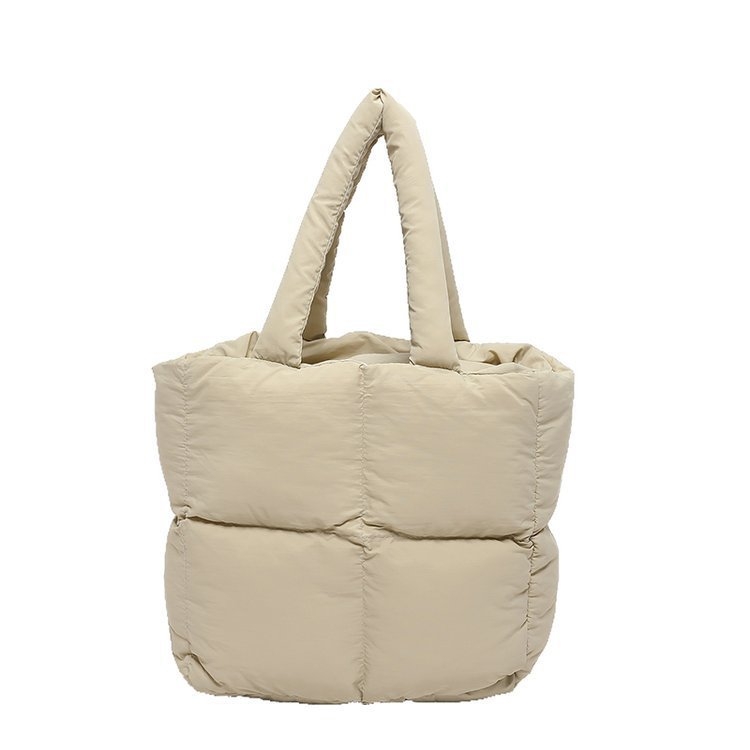 Ženska bucket torba s romboidnim prešivanjem, korejskog stila, za ramenu ili crossbody