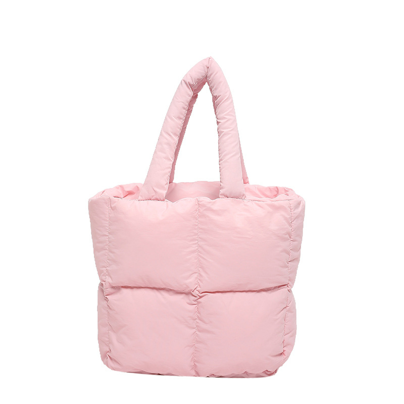 Ženska bucket torba s romboidnim prešivanjem, korejskog stila, za ramenu ili crossbody