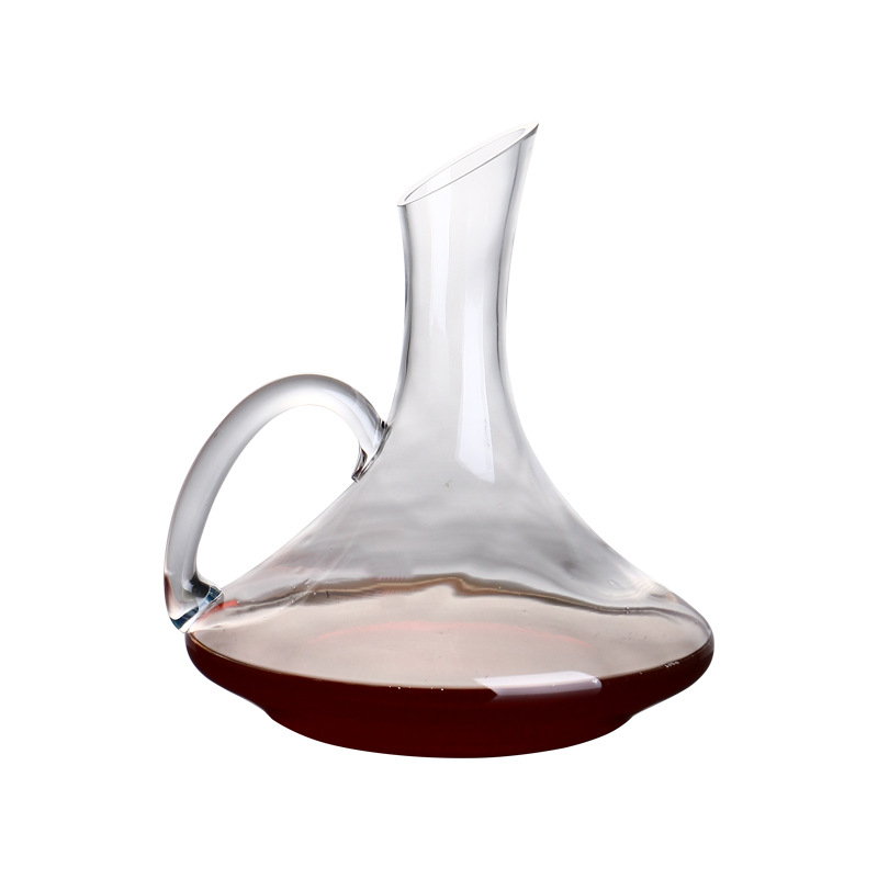 Decantor de vin din sticlă cu aerator pentru aerare rapidă