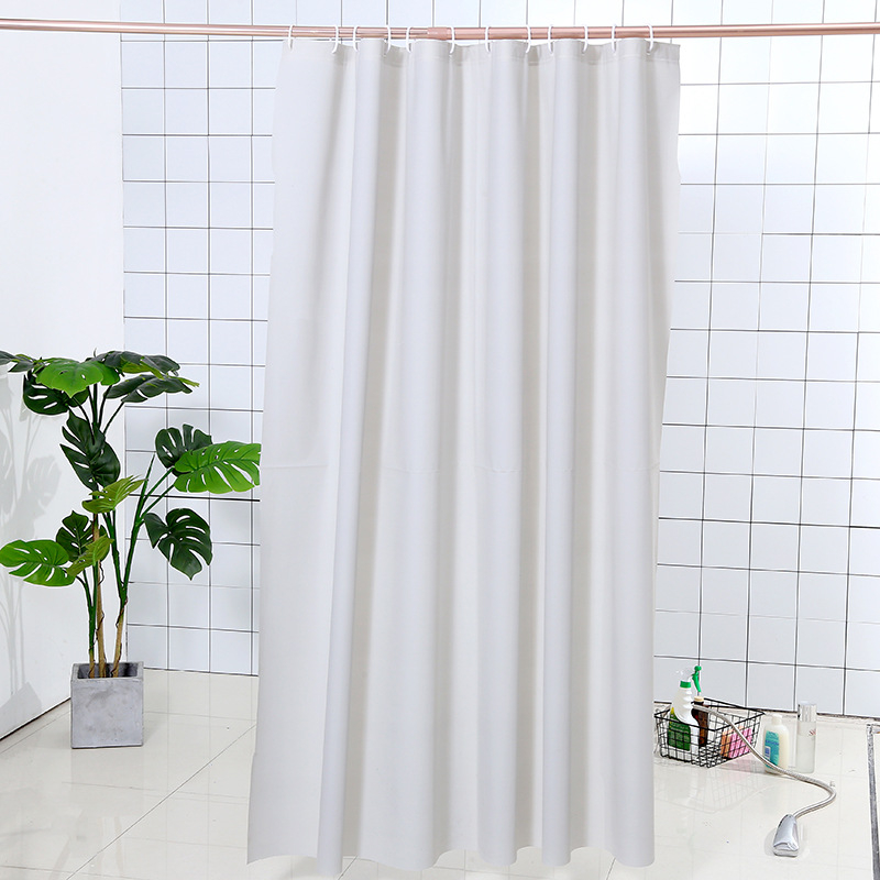 Cortină de duș impermeabilă pentru baie, stiluri variate, imprimeu simplu