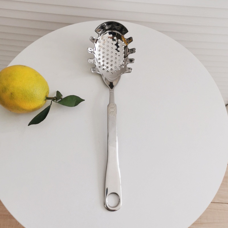 Set din oțel inoxidabil 304 pentru bucătărie, cu spatulă, spatulă pentru prăjit, tel pentru ouă, bețișor de amestecat, spatulă pentru friptură și presă de cartofi.
