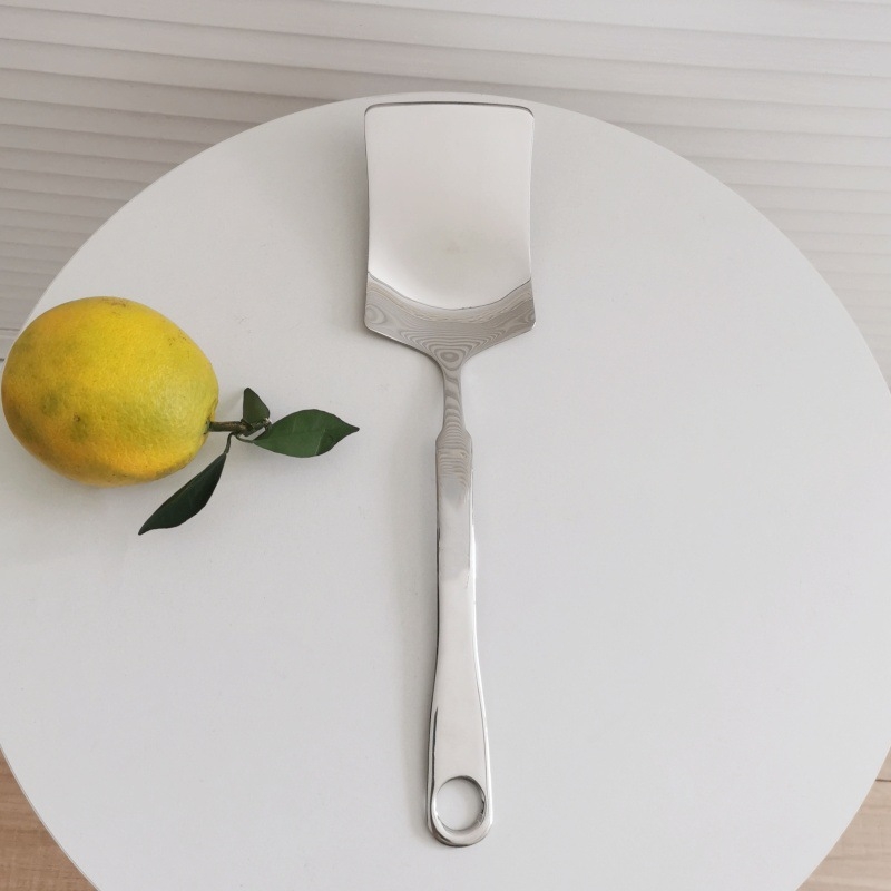 Set din oțel inoxidabil 304 pentru bucătărie, cu spatulă, spatulă pentru prăjit, tel pentru ouă, bețișor de amestecat, spatulă pentru friptură și presă de cartofi.