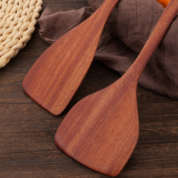 Set de spatule din lemn cu mâner lung, pentru sotare în bucătărie