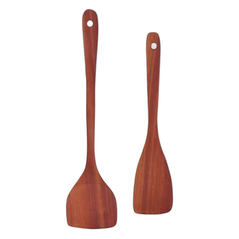 Set de spatule din lemn cu mâner lung, pentru sotare în bucătărie