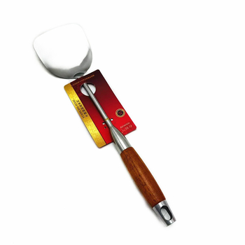 Spatulă cu mâner din lemn de rosewood, nemagnetică, ustensile de bucătărie pentru uz zilnic