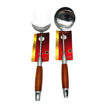 Spatulă cu mâner din lemn de rosewood, nemagnetică, ustensile de bucătărie pentru uz zilnic