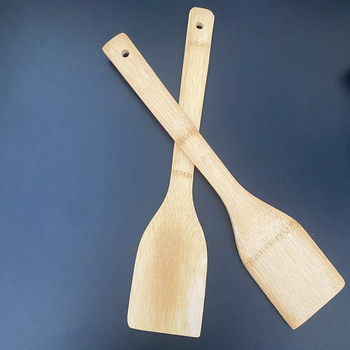 Lopată pentru wok din bambus, 30 cm