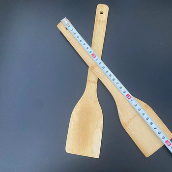 Lopată pentru wok din bambus, 30 cm
