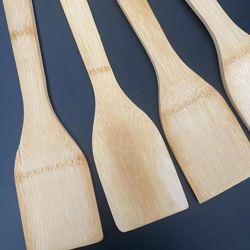 Lopată pentru wok din bambus, 30 cm