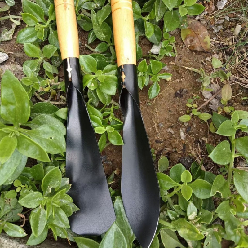 Lopată de grădină din oțel mangan, pentru utilizare în aer liber, săpat legume sălbatice și plantarea florilor
