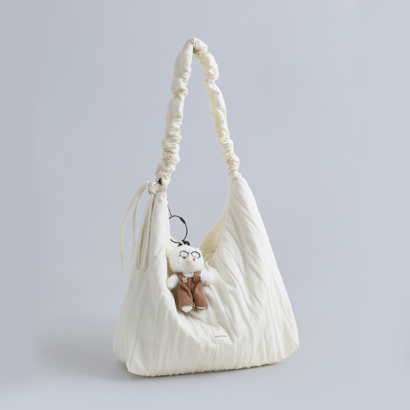 Torba od platna velikog kapaciteta za žene, casual torba preko ramena i crossbody, inspirirana oblakima, ultra lagana