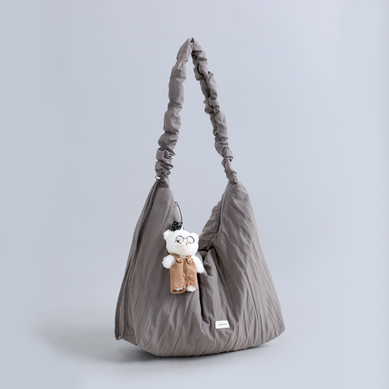 Torba od platna velikog kapaciteta za žene, casual torba preko ramena i crossbody, inspirirana oblakima, ultra lagana