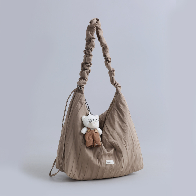 Torba od platna velikog kapaciteta za žene, casual torba preko ramena i crossbody, inspirirana oblakima, ultra lagana