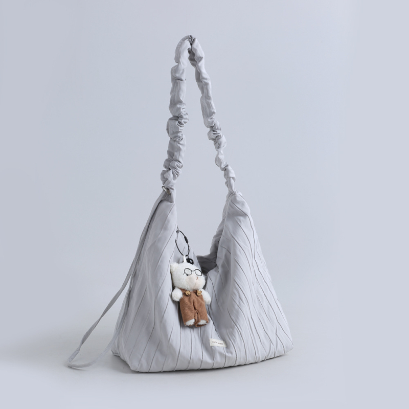 Torba od platna velikog kapaciteta za žene, casual torba preko ramena i crossbody, inspirirana oblakima, ultra lagana