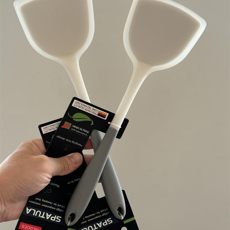 Set de spatule din silicon pentru gătit și lingură de supă, rezistente la temperaturi, ustensile de bucătărie de calitate alimentară
