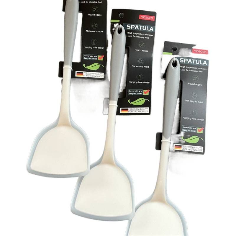 Set de spatule din silicon pentru gătit și lingură de supă, rezistente la temperaturi, ustensile de bucătărie de calitate alimentară