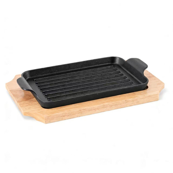 Tigaie Teppanyaki groasă pentru steak în stil occidental, BBQ coreean cu brânză, compatibilă cu plita cu inducție