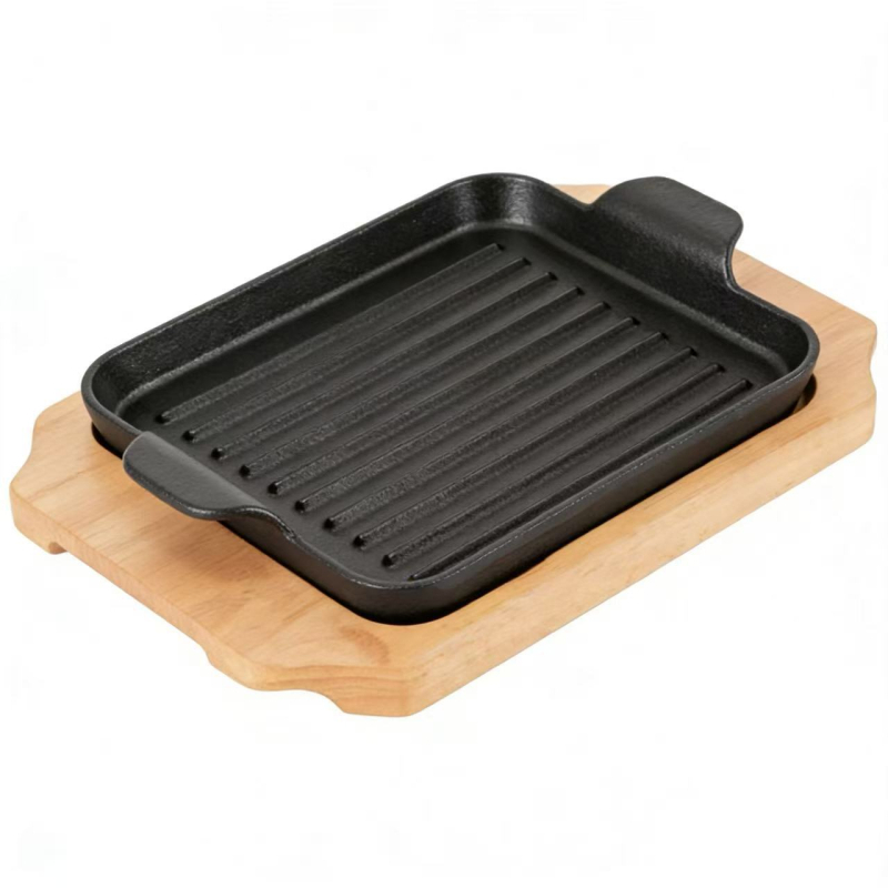 Tigaie Teppanyaki groasă pentru steak în stil occidental, BBQ coreean cu brânză, compatibilă cu plita cu inducție