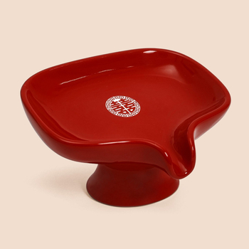 Set roșu de săpun ceramic, pereche pentru nuntă, cadou pentru proaspeți căsătoriți
