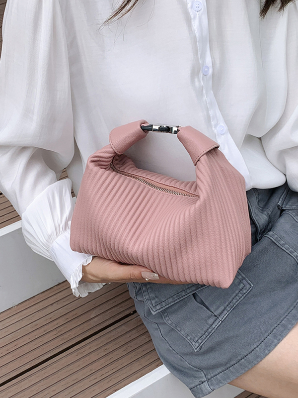 Blue Canon ženska PU plisirana bucket torba, preko ramena/crossbody, ljeto 2025