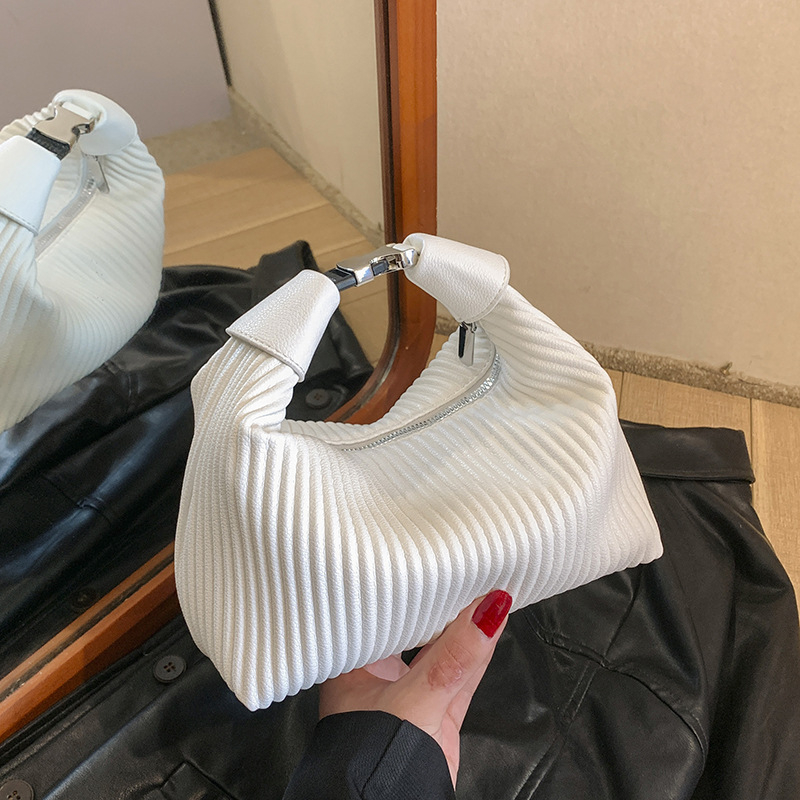 Blue Canon ženska PU plisirana bucket torba, preko ramena/crossbody, ljeto 2025