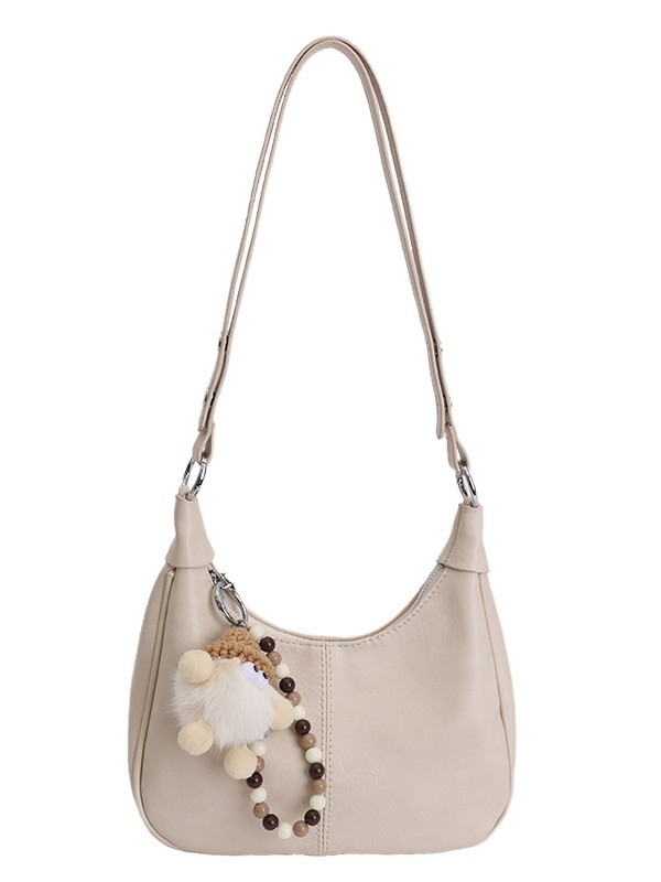 Teksturirana ženska torbica u jednoj boji, 2026. novi model, gradski stil, crossbody torba u obliku dumplinga