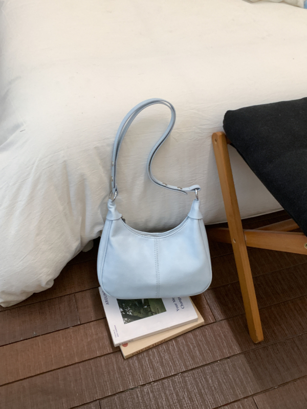 Teksturirana ženska torbica u jednoj boji, 2026. novi model, gradski stil, crossbody torba u obliku dumplinga