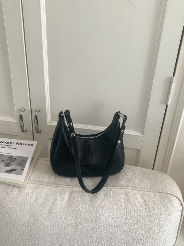Teksturirana ženska torbica u jednoj boji, 2026. novi model, gradski stil, crossbody torba u obliku dumplinga