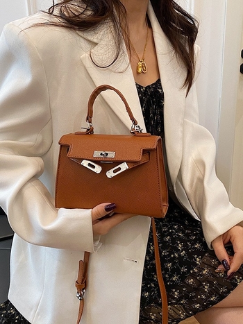 Ženska PU crossbody torba - mala kvadratna, elegantna za svakodnevno nošenje