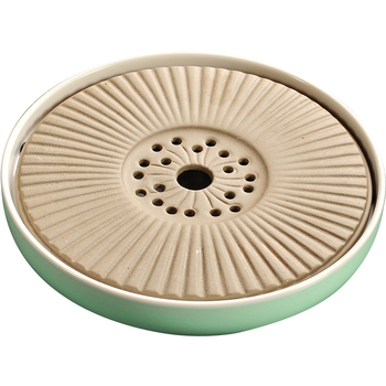 Tavă de ceai din ceramică integrală cu rezervor de apă, stil japonez, mare, cu masă mică de ceai, set Kung Fu pentru ceremonia ceaiului acasă