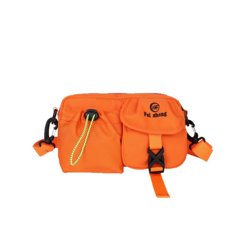 Ženska crossbody torba u stilu radne odjeće, mala kvadratna platnena torba s višestrukim džepovima, za svakodnevnu upotrebu, jesen 2025.