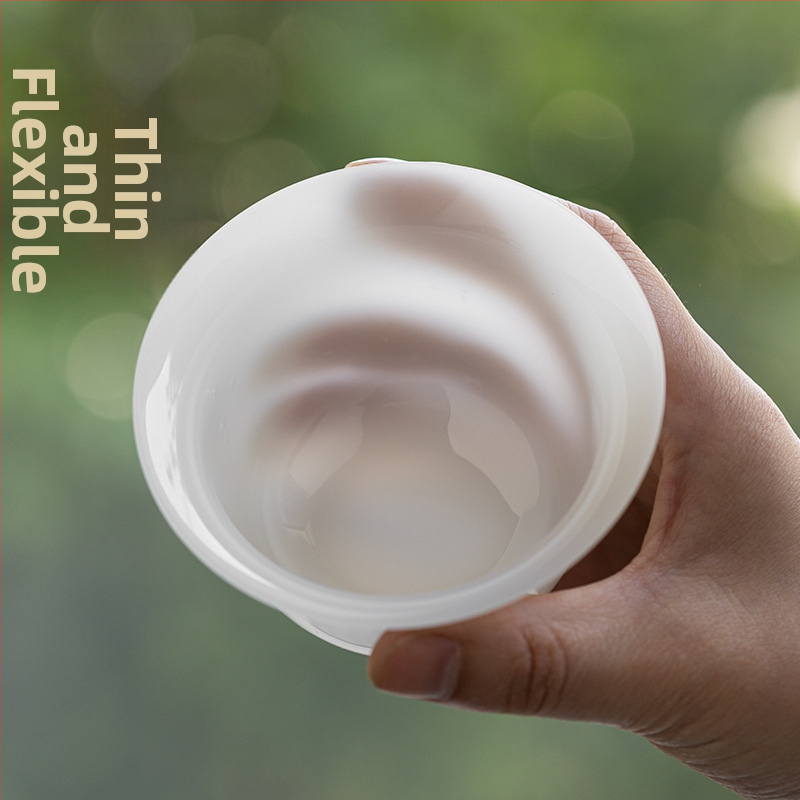 Vysokokvalitný set na čaj Kung Fu z bieleho porcelánu pre domáce i kancelárske použitie – vhodný obchodný dar