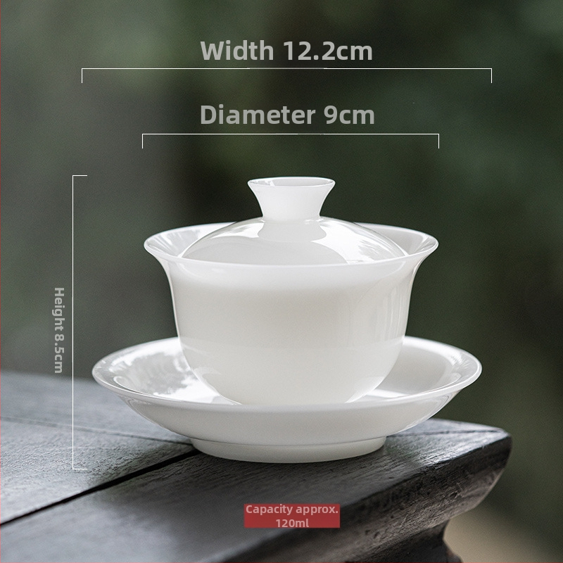 Vysokokvalitný set na čaj Kung Fu z bieleho porcelánu pre domáce i kancelárske použitie – vhodný obchodný dar