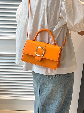 Ženska mala kvadratna torbica u candy bojama, crossbody torba, vrhunska moda, gradski minimalizam