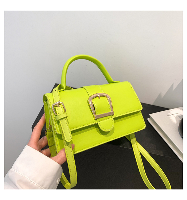 Ženska mala kvadratna torbica u candy bojama, crossbody torba, vrhunska moda, gradski minimalizam