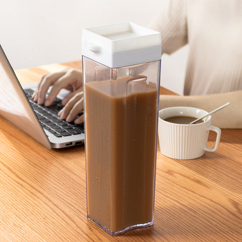 Sticlă de apă rece compatibilă cu frigider, ceainic și ceașcă pentru cold brew, cu etanșare