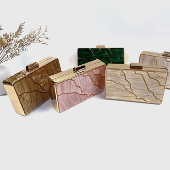 Akrilna kutija torba, novi stil ženske crossbody torbe, mala torbica, pastelne bombon boje za večernje prilike