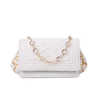 Ženska PU crossbody torbica s izšivenim uzorkom, Chanel stil, proljeće-ljeto moda, mala kvadratna torba