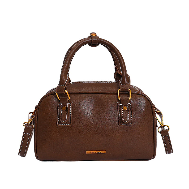 Visokokvalitetna retro ženska torbica od PU kože, mala veličina, za rame ili crossbody