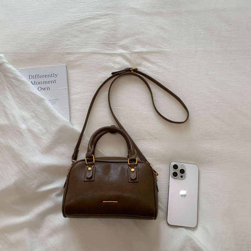 Visokokvalitetna retro ženska torbica od PU kože, mala veličina, za rame ili crossbody