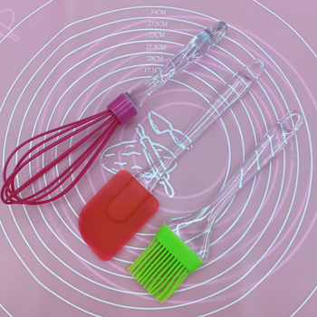 Spatulă și perie din silicon, mixator pentru ouă, set clipsuri pentru alimente — unelte de bucătărie pentru coacere și grătar