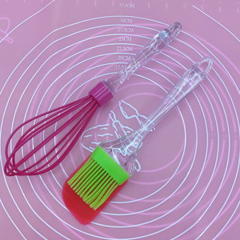 Spatulă și perie din silicon, mixator pentru ouă, set clipsuri pentru alimente — unelte de bucătărie pentru coacere și grătar
