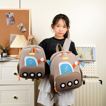 Τσάντα πλάτης με θέμα εκσκαφέα για νηπιαγωγείο, κομψή και ελαφριά, προστασία από απώλεια, κατάλληλη για μετακινήσεις παιδιών