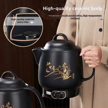 Kangyashun oală ceramică pentru decoct în medicina tradițională chineză, complet automată, oală electrică de fierbere