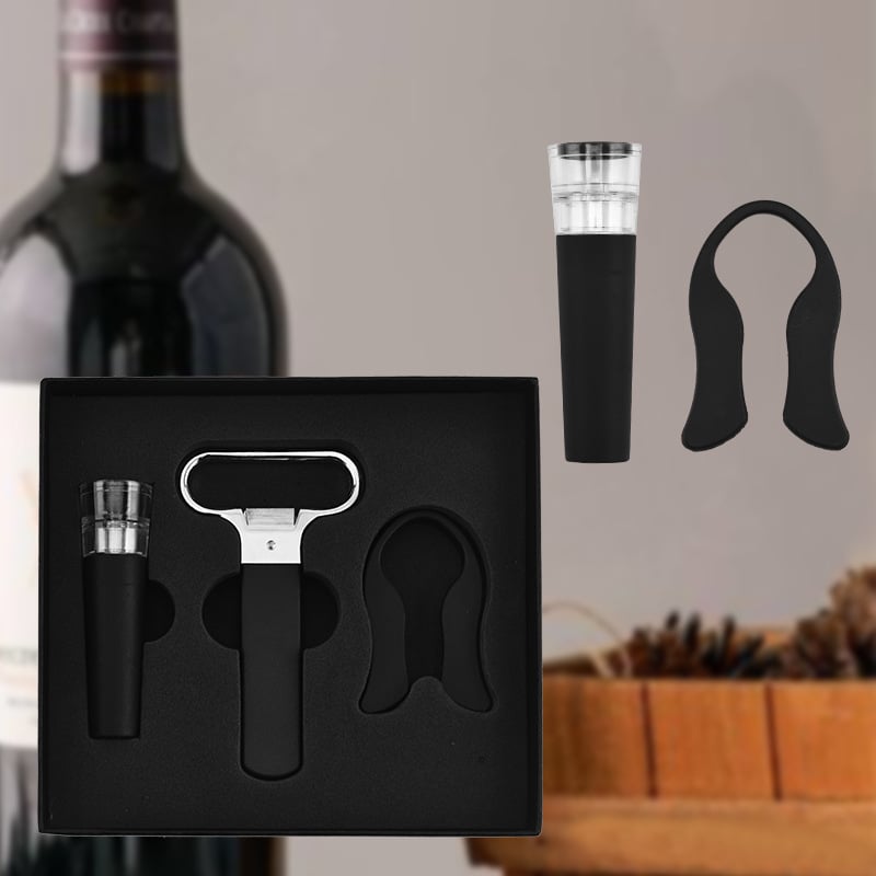 Set deschizătoare de sticle de vin, deschizător multifuncțional pentru vin roșu și cuțit vechi de vin