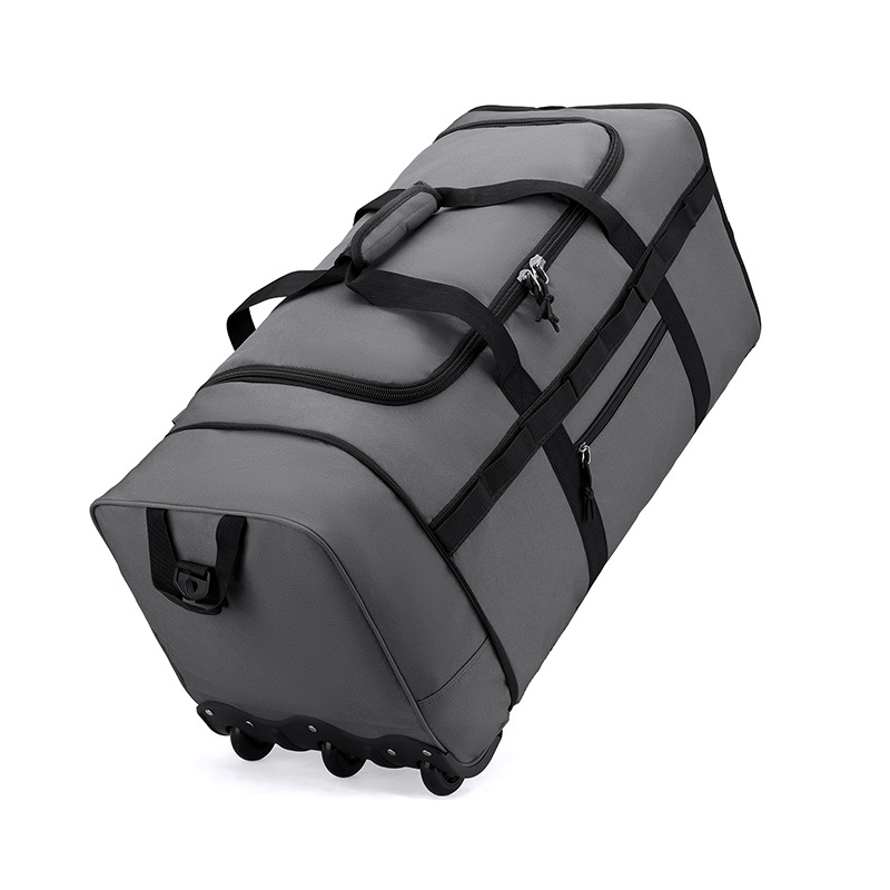 Torba za putovanje od Oxford materijala s kotačićima, unisex torba za rame/crossbody, sklopiva višenamjenska torba za prtljagu