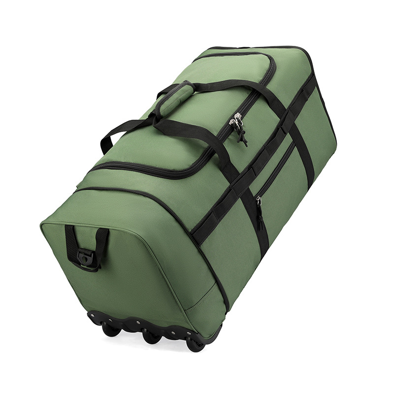 Torba za putovanje od Oxford materijala s kotačićima, unisex torba za rame/crossbody, sklopiva višenamjenska torba za prtljagu