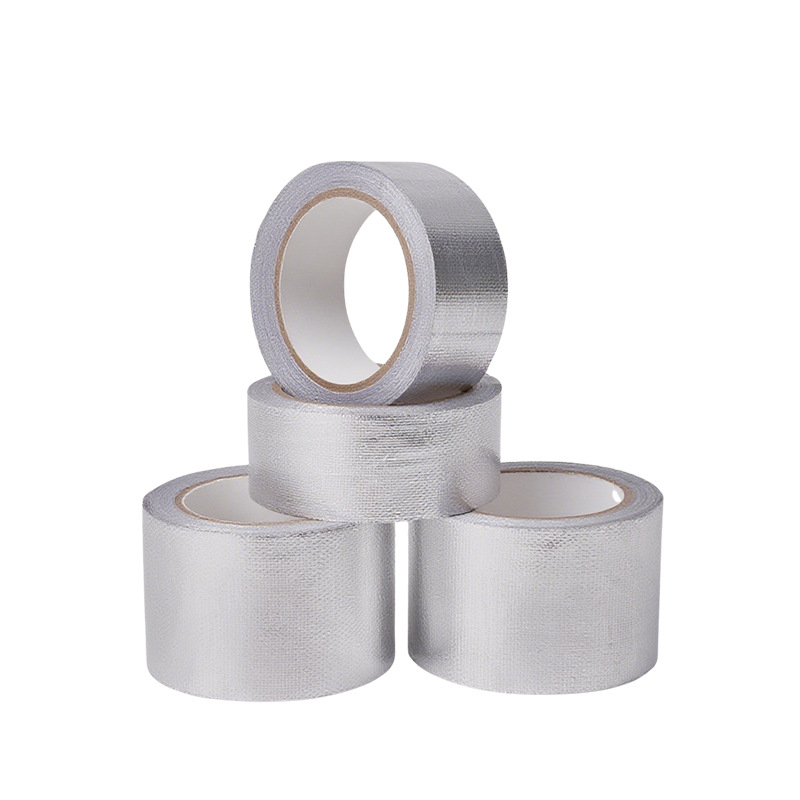 Bandă din țesătură de sticlă cu folie de aluminiu, ignifugă, rezistentă la temperaturi înalte, anti-îmbătrânire, pentru înfășurare și etanșare conducte